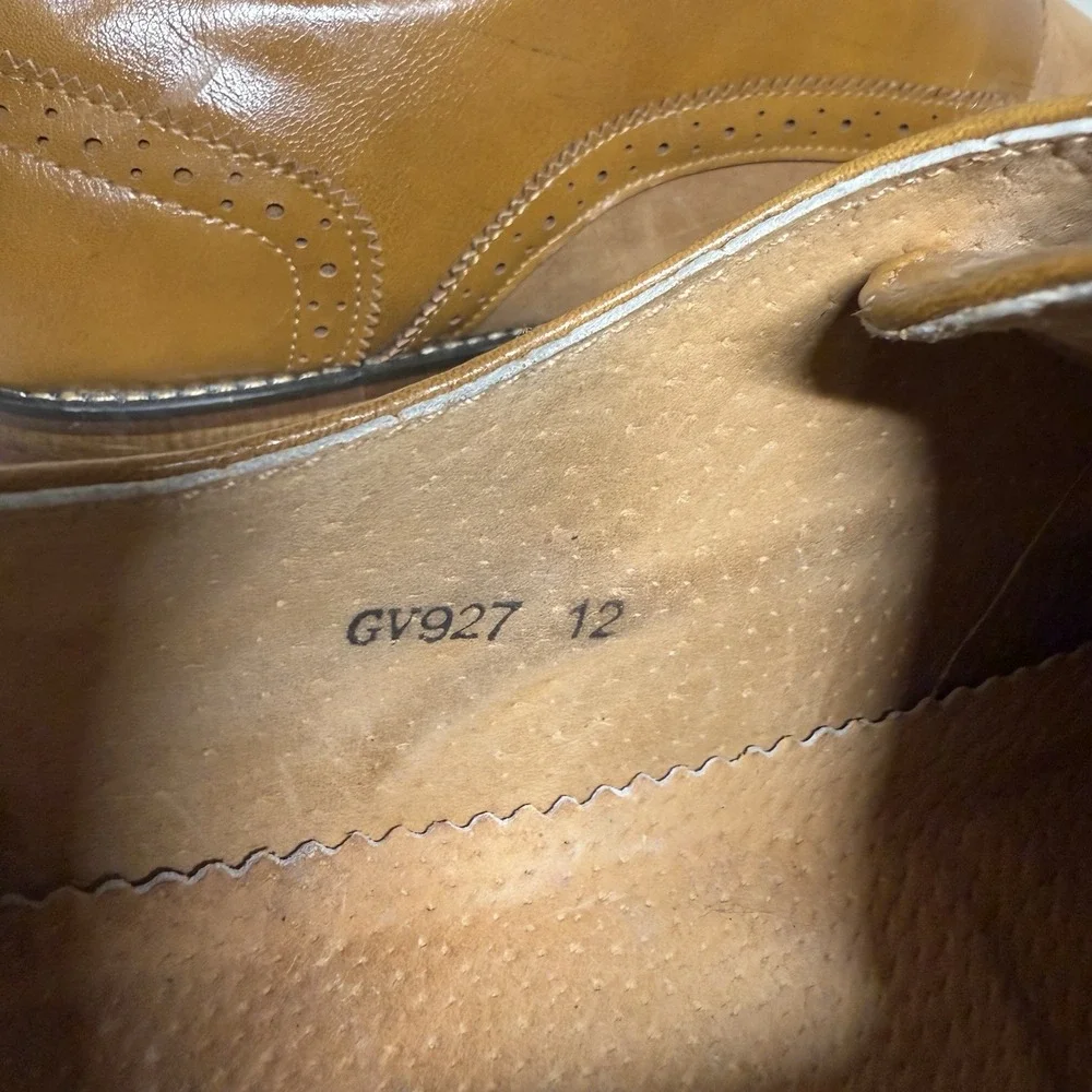 Gino Vitale Tan Double Monk Strap Dress Leather Suede Loafers / Men's Size 12